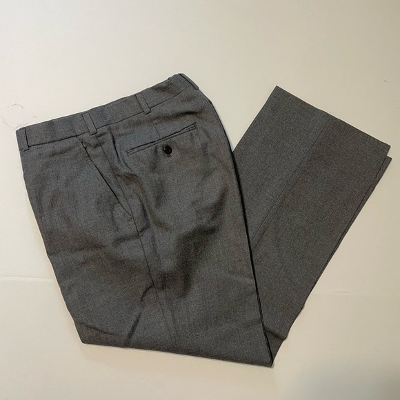 Men's Raphael Classic Fit Solid Gray Two Button 3 Piece 100% Wool Vested Suit S - Picture 6 of 12